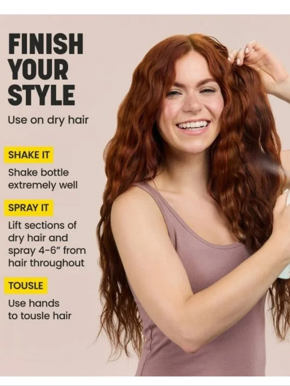 DRYBAR Triple Sec 3 In 1 Finishing Spray NEW Full Size Lush Scent TEXTURIZING